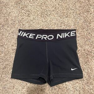 Nike Pro Women's Grey/Purple Athletic Shorts